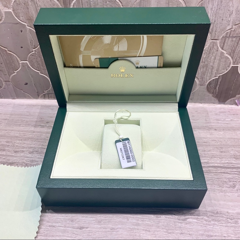 Large Rolex Box & Authenticity Card.